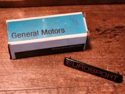 NOS GM 20591971 Eurosport Interior door Emblem Chevy Celebrity 1986-1990 - Image 1 of 4