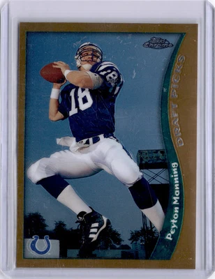 Peyton Manning 1998 Topps Chrome Draft Picks Rookie RC HOF - Image 1 of 2
