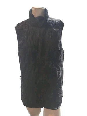 Smartwool Men's Vest Large Black Polyester Wool Full Zip Sleeveless - Image 1 of 4