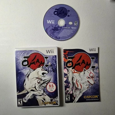 Okami Wii Video Game Capcom Action Adventure Multiplayer CIB Complete - Image 1 of 2