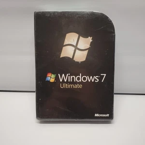 Microsoft Windows 7 Ultimate 32/64 Bit DVD -Full Retail Version New sealed Box - Picture 1 of 6
