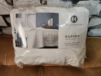 Sábana bajera blanca Hotel Collection 680 tc Cal King $200 Foto 1 de 3