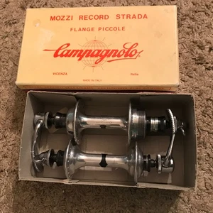 Vintage Campagnolo Mozzi Record Strada 1" 370 x 24 32 Holes Hubset Hubs - Picture 1 of 5
