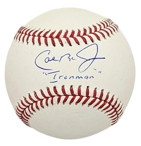 Cal Ripken Jr. Signed OML Baseball Inscribed "Ironman" (Fanatics) - Picture 1 of 2
