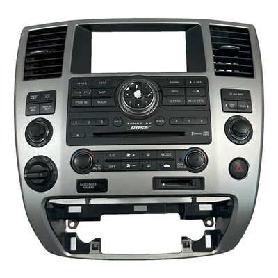 2008 2009 2010 Infiniti QX56 Radio Player Climate Control Panel Bezel - Imagem 1 de 4