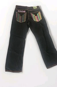 Vintage Y2K Coogi Jeans 36x31 bestickt Baggy Wide Leg Hip-Hop Skater ' - Bild 1 von 14