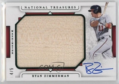 2024 帕尼尼国家宝藏翡翠 4/5 瑞安·齐默尔曼 #LJS-RZM 签名 — 第 1/3 张图片