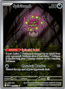 Spiritomb 148/132 ME01: Mega Evolution Illustration Rare - NM - Picture 1 of 2