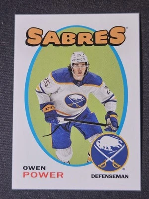 22-23 Topps Owen Power 71-72 Retro Rookie 🚨🚨🚨 Buffalo Sabres  - Image 1 of 4