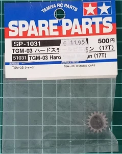 51031 Tamiya rc 1:10 TGM-03 Hard Steel Pinion 17T SP-1031/43508 - NOS - Picture 1 of 3