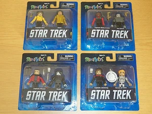 Star Trek 8-Lot of MiniMates Wave-1 *COMPLETE* Kirk Picard Sisko Janeway **NEW** - Bild 1 von 6