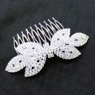 Sparkle Fancy Special Occasion Silver Rhinestone Hair Comb Bridal Prom Formal