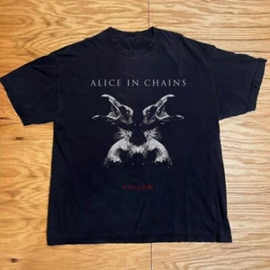 Alice In Chains Hollow T-shirt, Unisex Black Cotton T-shirt, Size S-5XL - Picture 1 of 5