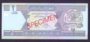 Afghanistan 2 Afghanis 2002/SH1381 SPECIMEN P65 UNC - Picture 1 of 2