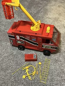 Vintage Big Jim Rescue Rig Emergency Vehicle & Accessories - Picture 1 of 16