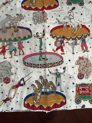 Hoja plana vintage Ringling Bros And Barnum & Bailey Circus talla doble Foto 1 de 4