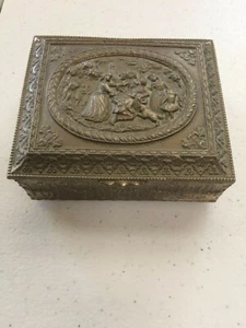 Vintage Silver Tinkle Jewelry Box - Picture 1 of 8