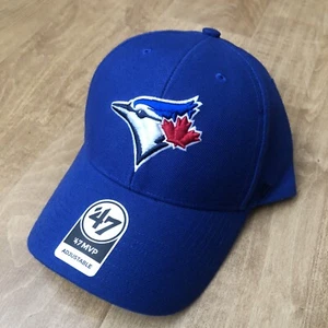 '47 MLB Toronto Blue Jays MVP Home Royal Blue Adjustable Strap Hat Dad Cap NWT - Picture 1 of 10