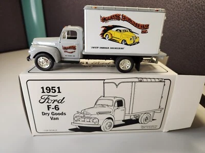 1st Gear Diecast 1951 Ford F6 Dry Good TrucK Van Chassis Engineering 1:34 Scale  - Image 1 of 4