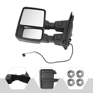 Left Driver Side Mirror Heated Rear View Mirror For Ford F250 F350 F450 2008-16 - Picture 1 of 22