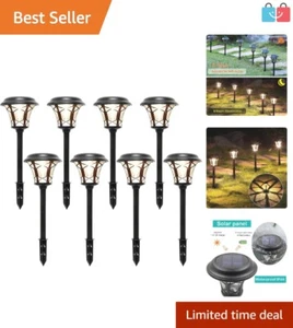 Super Bright 25 Lumen Solar Outdoor Lights - Waterproof Pathway Illumination - Picture 1 of 11