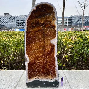 96LB Large natural citrine crystal cave quartz cluster crystal cathedral sample - Picture 1 of 23