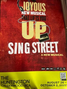 Sing Street musical poster Huntington Theater 2022 - Picture 1 of 1