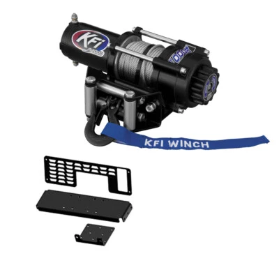 Kit combinado de cabrestante KFI 2000 lb (M8) para Polaris 700 Ranger 2006-2009 tamaño completo 6x6 Foto 1 de 4