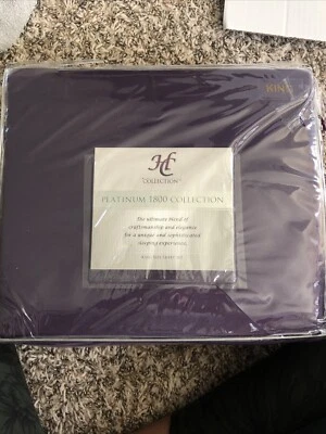 Juego de 4 sábanas Hotel Collection Platinum 1800 Collection - púrpura Foto 1 de 2