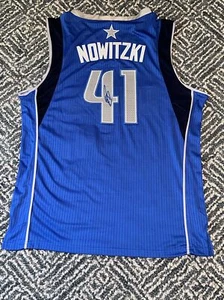 DIRK NOWITZKI Signed Autograph Custom NBA HOF DALLAS  MAVERICKS MAVS JERSEY - Picture 1 of 3
