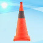 Hemobllo Collapsible Traffic Safety Cones with LED Light (Orange)