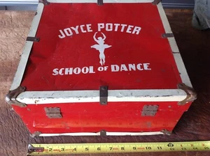 Vtg Ballet Joyce Potter School of Dance Shoes Hard Case Carrier Box Collectible - Picture 1 of 10
