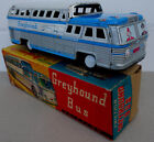 1960 Greyhound Bus Friktionsmodell H.S. Japan Blechspielzeug 26cm unbesp. in OVP