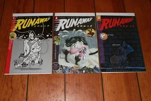 Runaway Comic #1 2 3 (Complete) Mark Martin 2006 Fantagraphics, P. Bagge Copy #1 - Picture 1 of 6