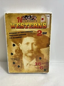 TV Classics Westerns (DVD 2003, 2 Discs) Lone Ranger, U.S. Marshal, 16 Episodes - Picture 1 of 9