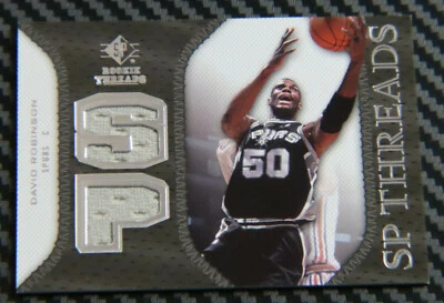 2007-08 SP ROOKIE THREADS DAVID ROBINSON SP THREADS DUAL  JSY - Image 1 of 2