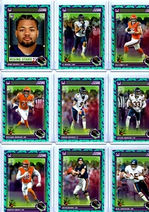 2024 Score A Treat Chicago Bears Team Set 12 Base Cards Green Bats Border - Picture 1 of 4