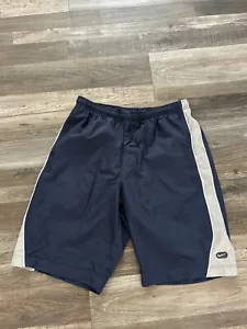 VTG Y2K Nike Blue And Gray Athletic Shorts Mens Sz M Nike Swoosh - Picture 1 of 8