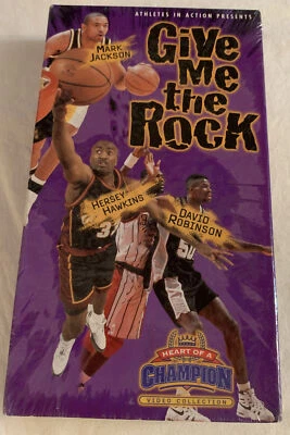 Heart Of A Champion Collection NBA (VHS, 1997) Sealed Give Me The Rock - Image 1 of 4