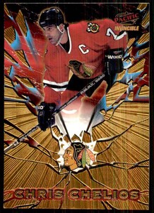 1997-98 Pacific Invincible Feature Performers Chris Chelios #6