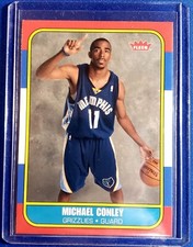 2007-08 Fleer Michael Conley 86-87 Retro Rookies Memphis Grizzlies RC