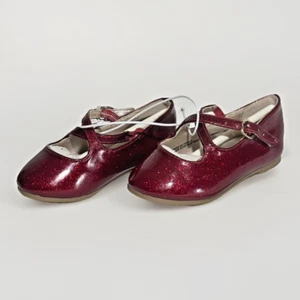 GIRLS PLACE SHOES SIZE 4 - RED SPARKLE -NEW WITH TAGS - Picture 1 of 7