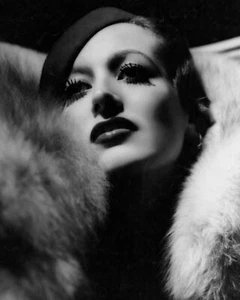 Joan Crawford Glamour üppige Lippen tragen Pelze 11x14 Poster Sadie McKee - Bild 1 von 1