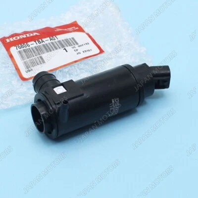 Genuine OEM Honda Front Windshield  Fluid Washer  Pump Motor Assy  76806-TBA-A01 - Image 1 of 4