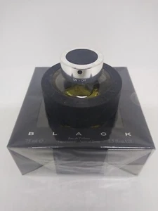 Bvlgari Black EDT 2.5oz - 75mL Twisted Cap Old Vintage Formulation Discontinued - Picture 1 of 15