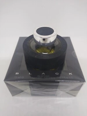 Bvlgari Black EDT 2.5oz - 75mL Twisted Cap Old Vintage Formulation Discontinued - Image 1 of 4