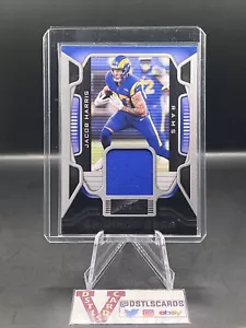 2021 Panini Playbook - JACOB HARRIS GRIDIRON GEAR ROOKIE RELIC #GG-JHA LA Rams - Picture 1 of 3