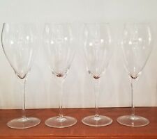 Crate & Barrel Wine Glasses, SET 4, 8.75", Tulip shape, Hungary, MINT