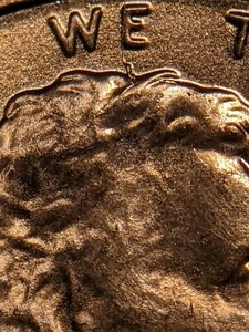 2019 Lincoln Shield Cent Error Spiked Head Penny 3-Way Split Uncirculated Gem - Picture 1 of 9
