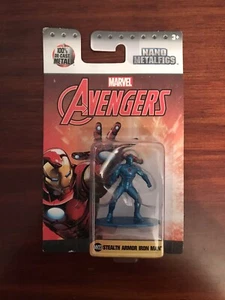 Stealth Armor Iron Man Nano Metalfigs Marvel Avengers Die Cast Mini Miniature - Picture 1 of 3